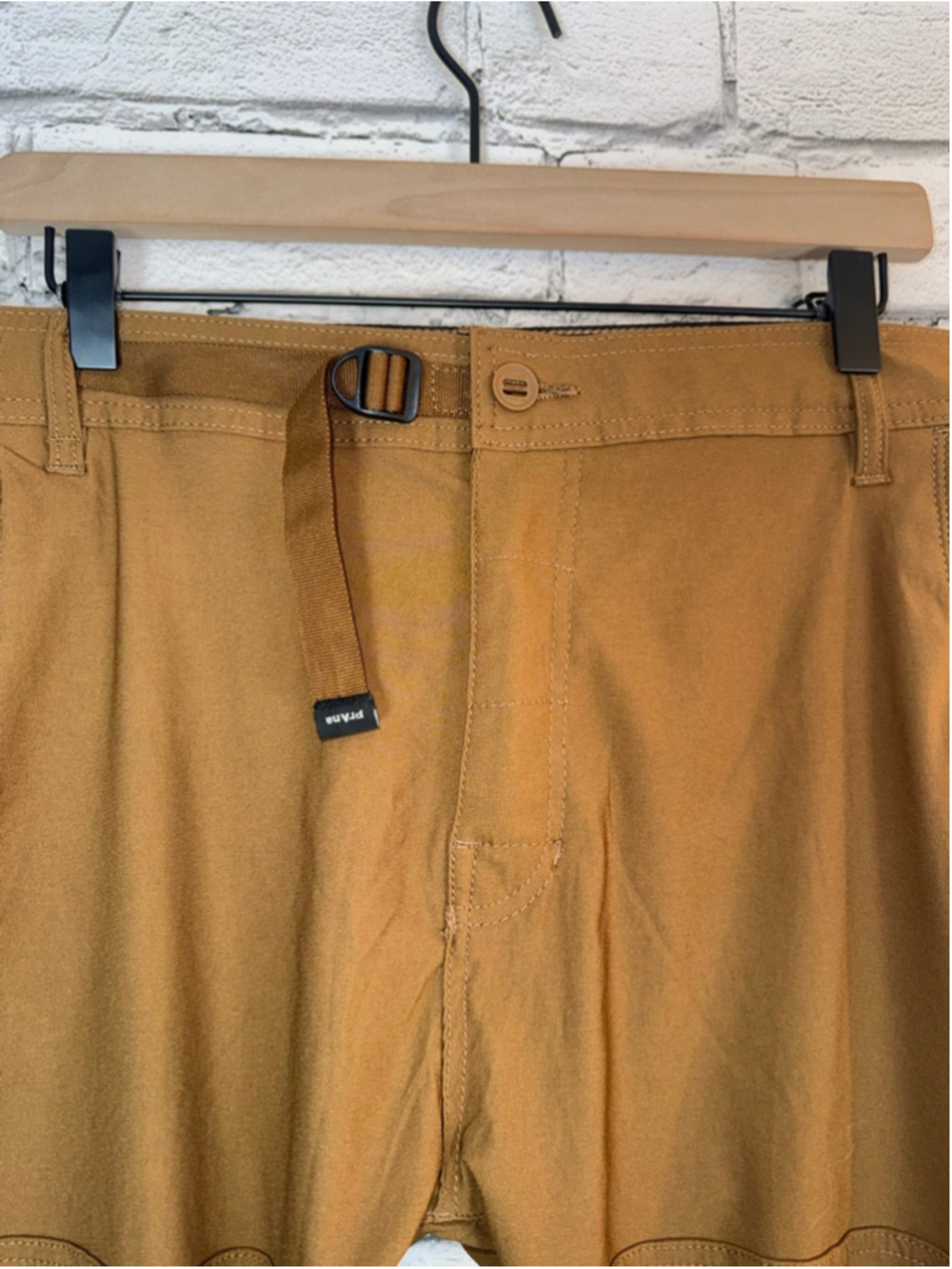 Men's Prana Pants size 40x34 Brown Stretch Zion Slim Cargo Pants Hiking Pants - Picture 10 of 16